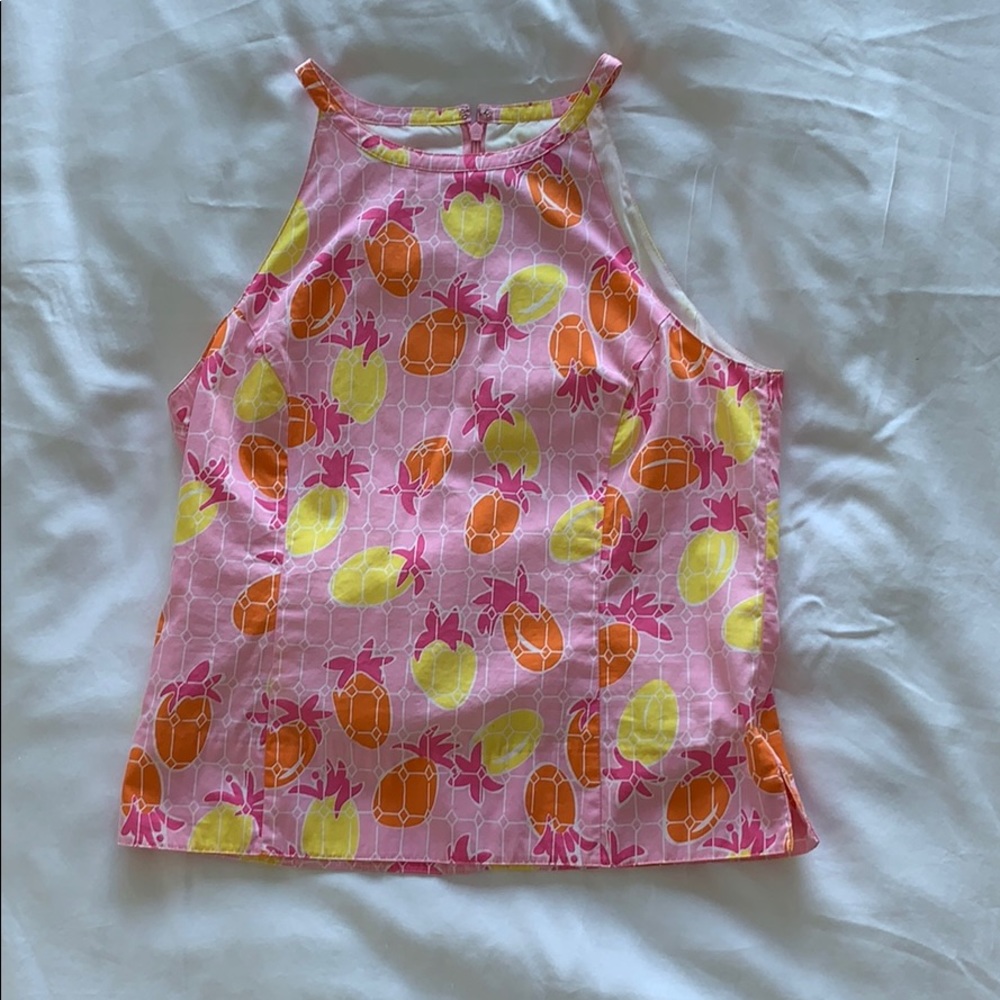 Vintage lilly pulitzer pineapple top